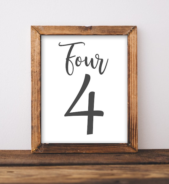 Four Family Of 4 Party Entryway Sign, Rustic Farmhouse
