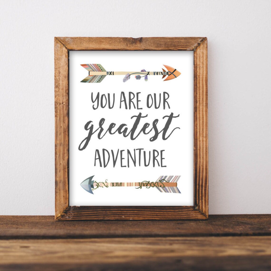 You Are Our Greatest Adventure Quote, Nursery Art