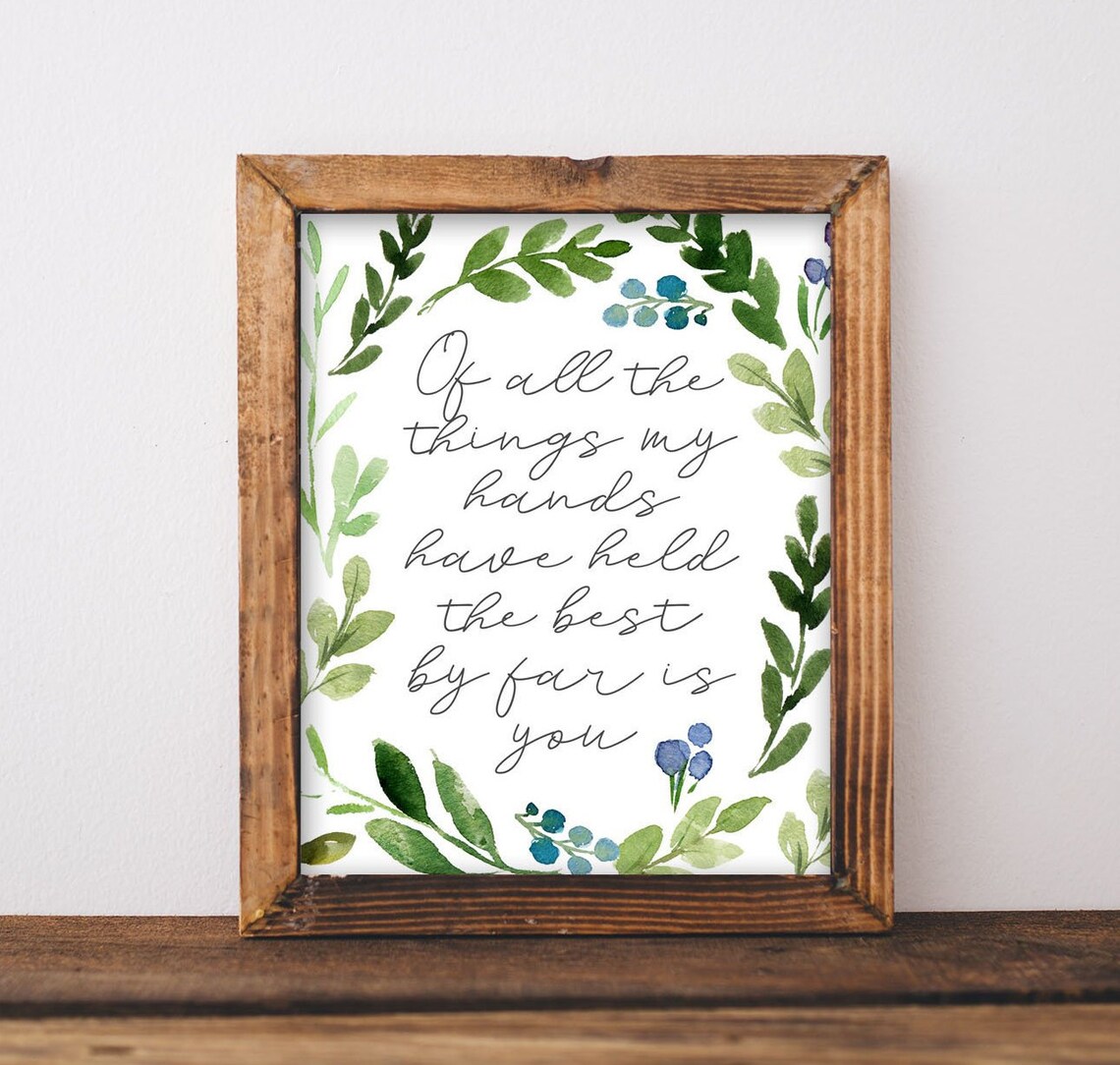 Of All The Things, Nursery Sign Art Print