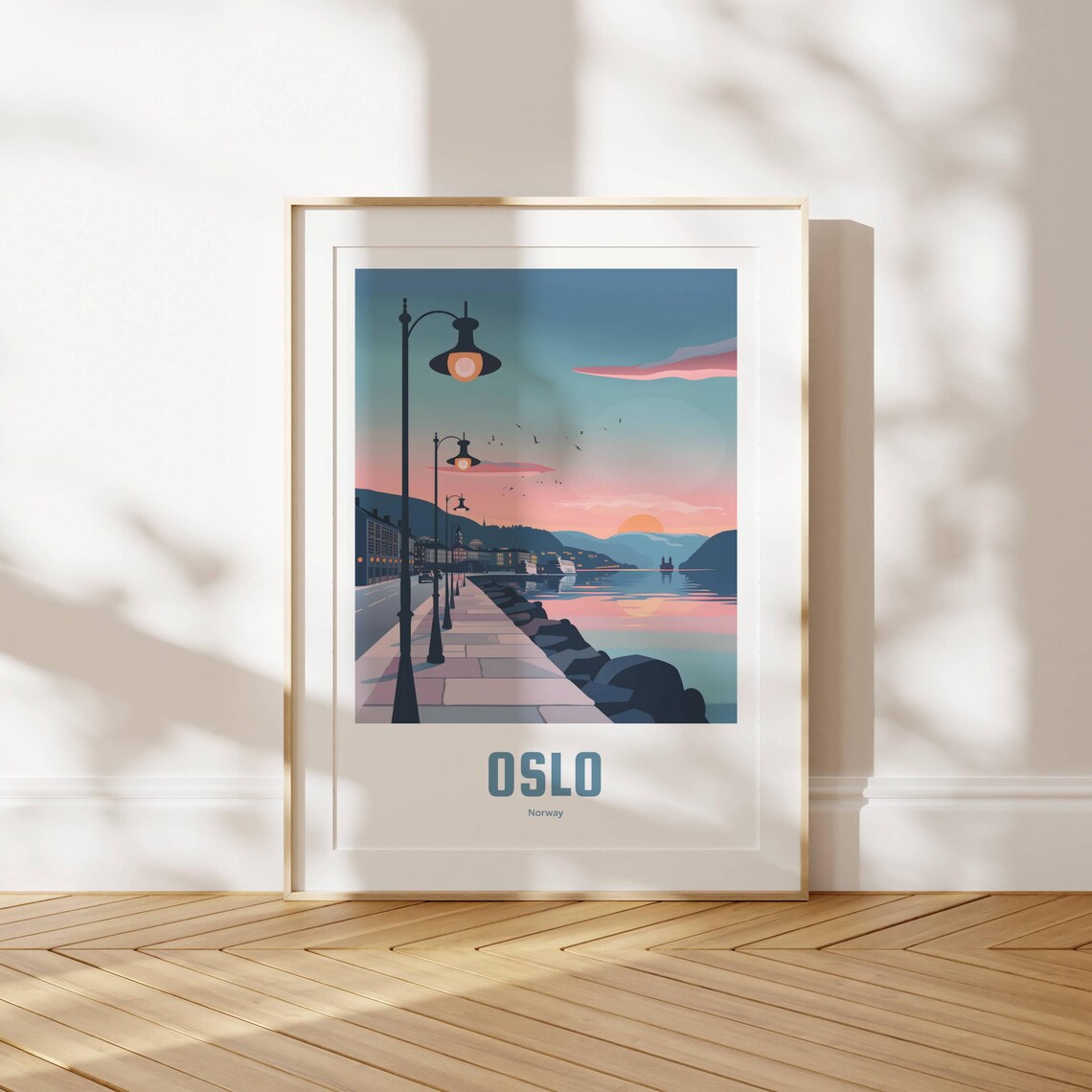 Oslo Vintage Travel Poster, Retro Wall Art Print - Image 4