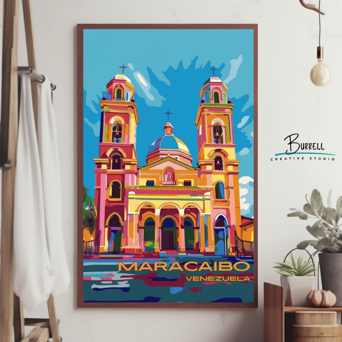 Maracaibo Venezuela Basilica De La Chinita Travel Poster - Image 4