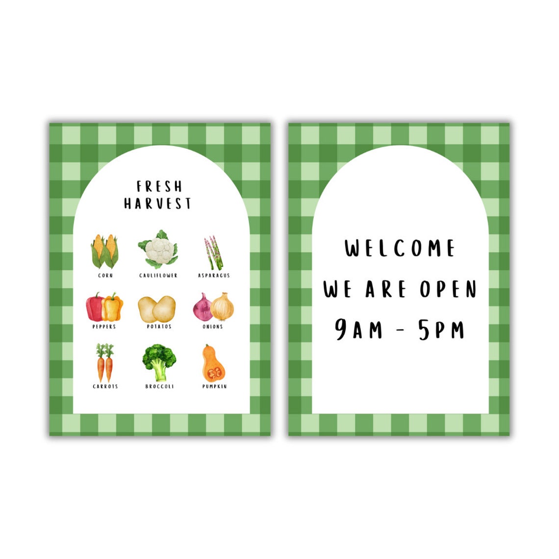 Kids Meal Menu Poster Set of Four for Play Kitchen Pretend Play - Image 2
