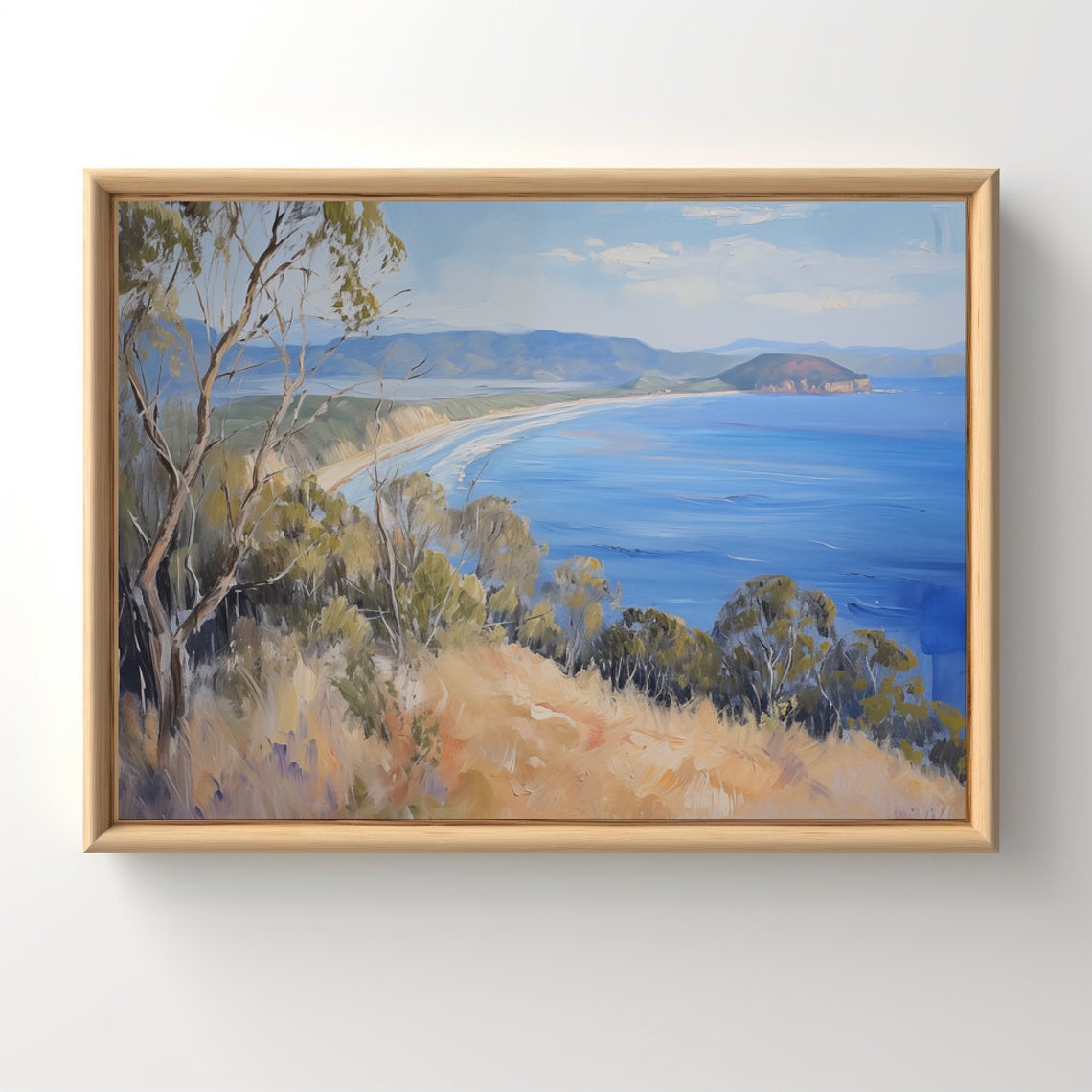 Wineglass Bay Tasmania Travel Poster