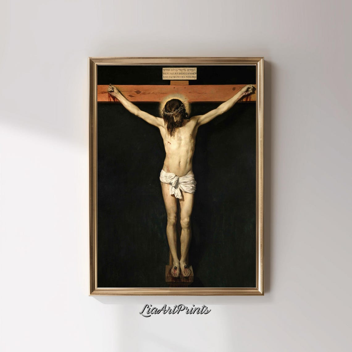 Christ Crucified Diego Velazquez Dramatic Baroque Crucifixion Poster - Image 3