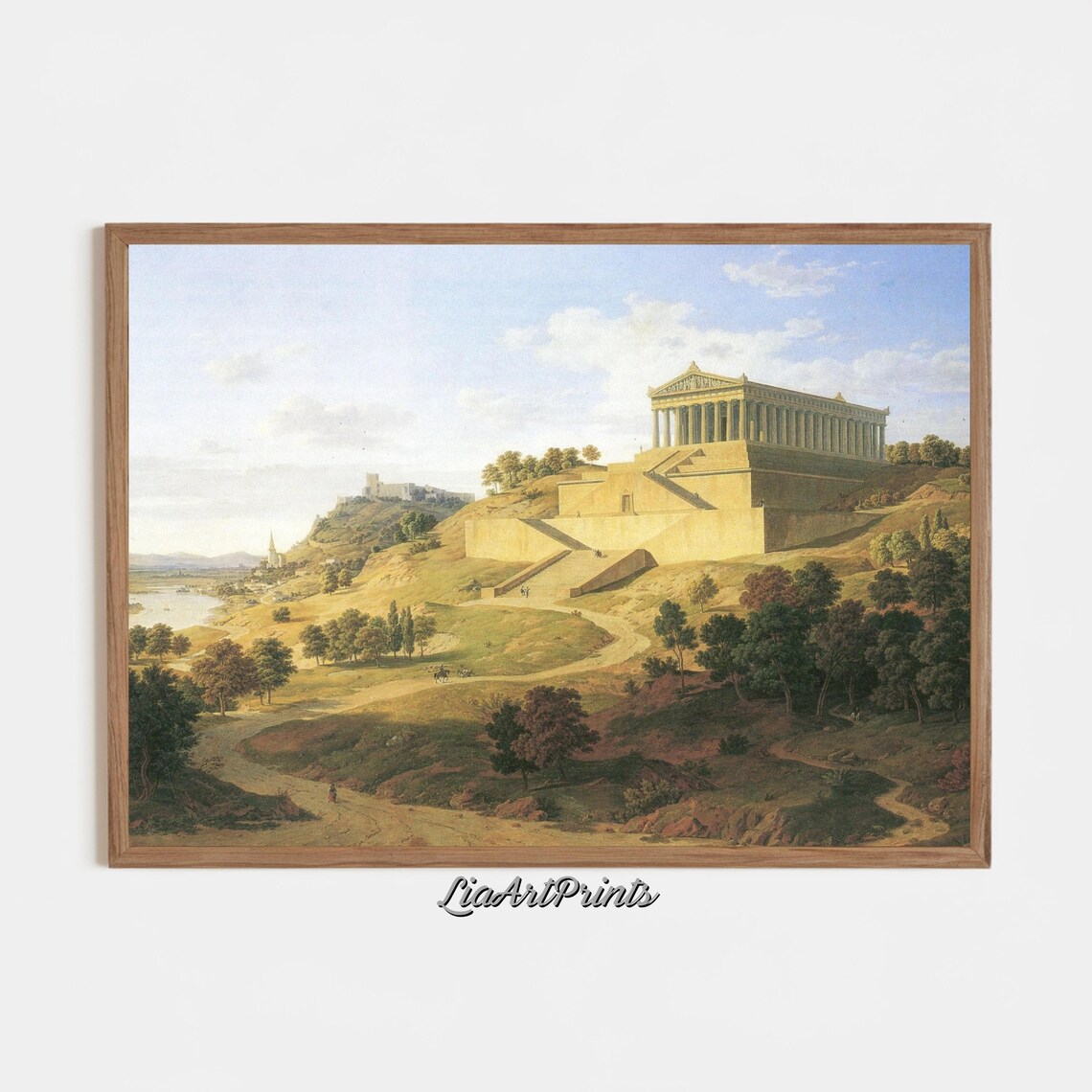 Ancient Acropolis Greek Landscape Art Print - Image 2
