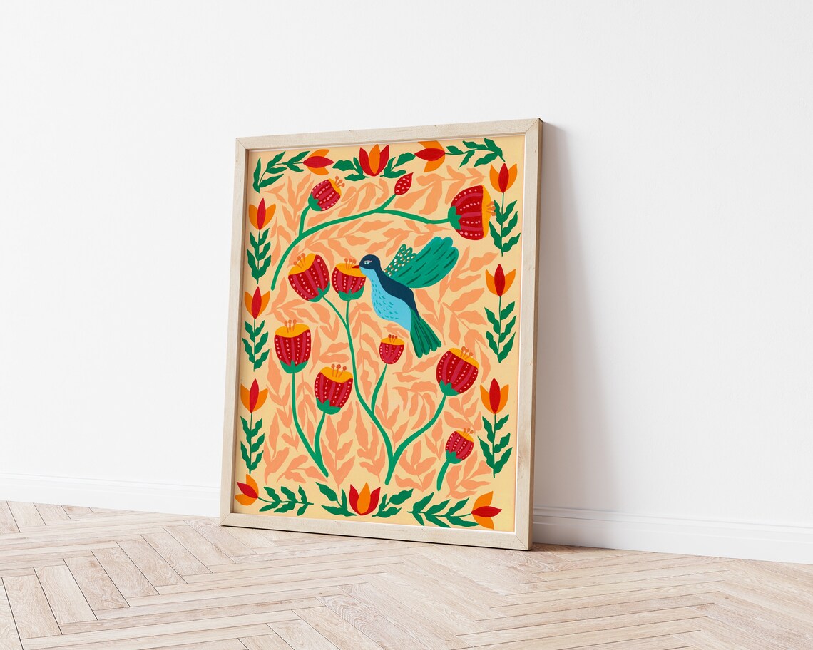 Humming Bird Art Print, Gift for Bird Watchers - Image 3