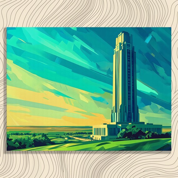 Modern Skyscraper Canvas Wall Art Futuristic Cityscape Abstract Architecture Print For Architects And Enthusiasts