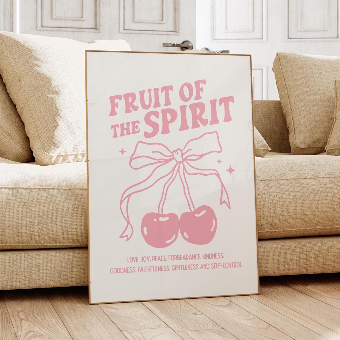 Fruit Of The Spirit, Galatians 5:22 Christian Poster