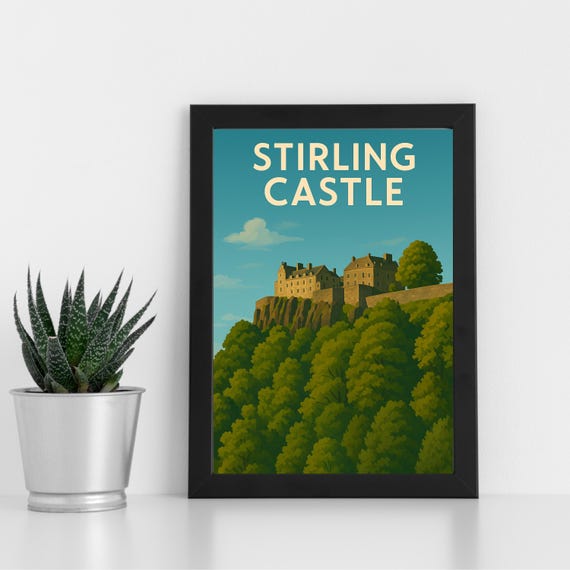 Stirling Castle Print Artwork L Poster Postcard Framed Greeting Card Portrait