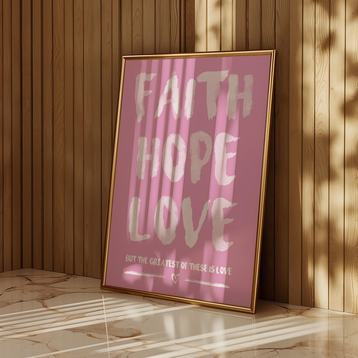 Christian Wall Art Scripture Wall Art Bible Verse Wall Art Christian Wall Decor Trendy Christianity Art Print Cute Scripture Wall Art - Image 3