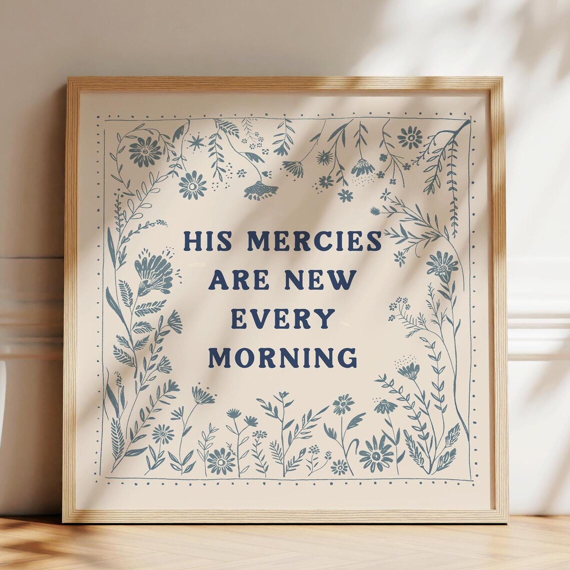 Mercies Are New Every Morning Scripture Art Print