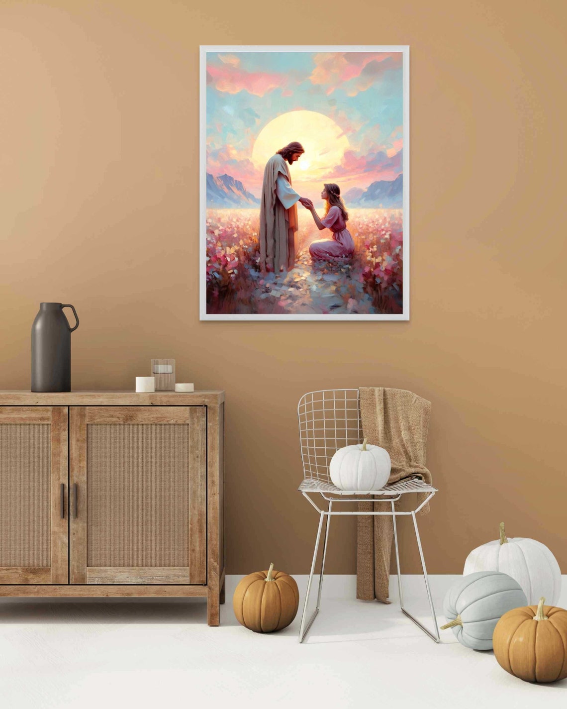 Forgiven And Loved Christian Art Jesus And Woman Jesus Wall Art Lds Art Bible Verse Wall Art Christian Painting Jesus With Girl Art - Image 7