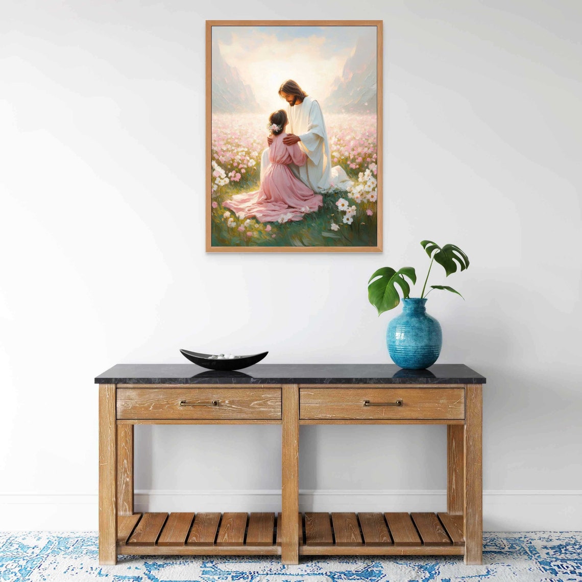 Love At Noon Christian Art Jesus And Girl Picture Of Jesus Lds Art Bible Wall Art Jesus Prints Picture Of Christ Christian Painting - Image 6