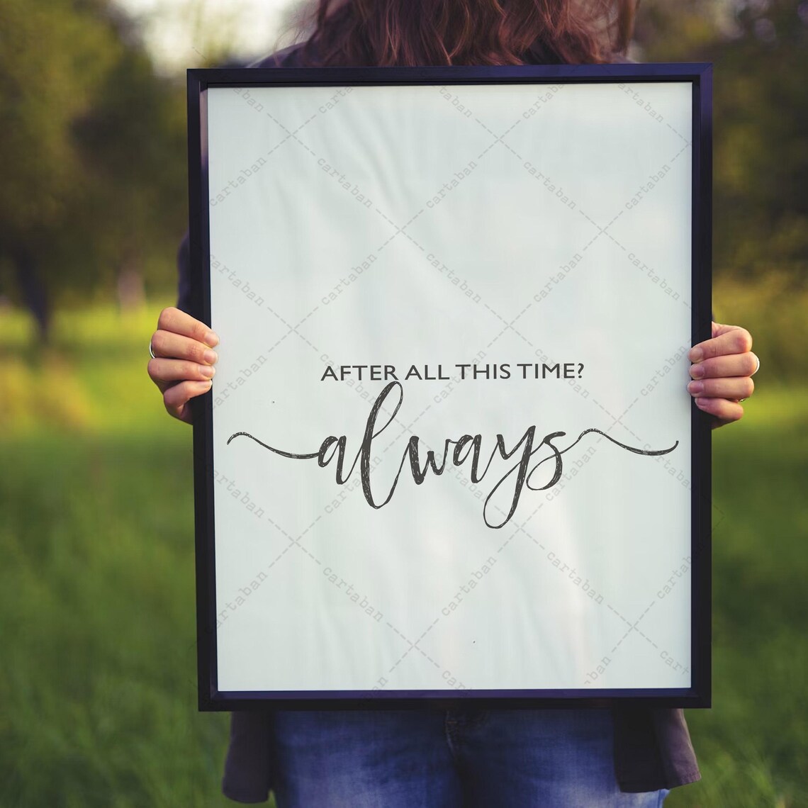 After All This Time Always Home Quote Poster Print - Image 3