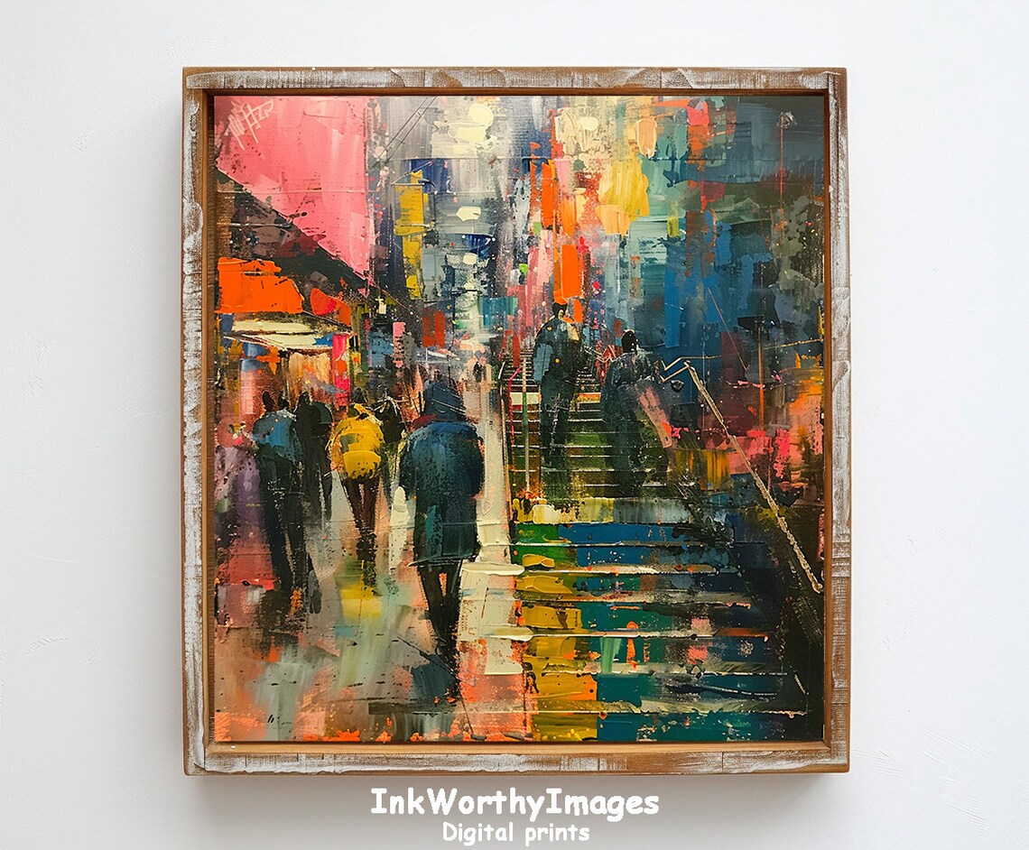 Abstract City Street Graffiti, Dopamine Decor - Image 6
