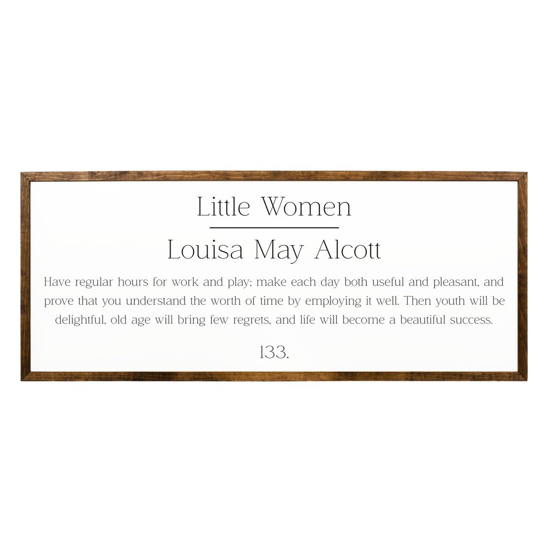 Little Women Louisa May Alcott Quote Literary Book Quote Wall Poster - Image 2
