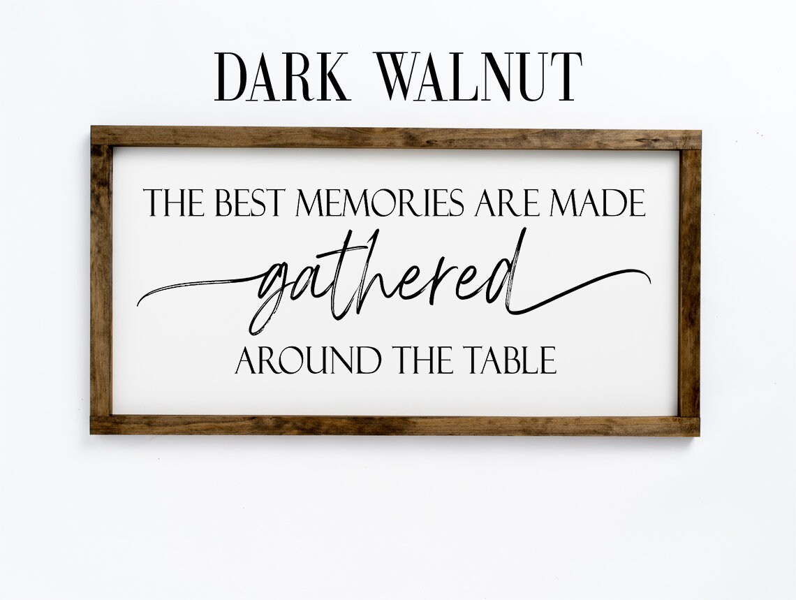 Best Memories Gathered Around the Table, Wall Art Print - Image 2