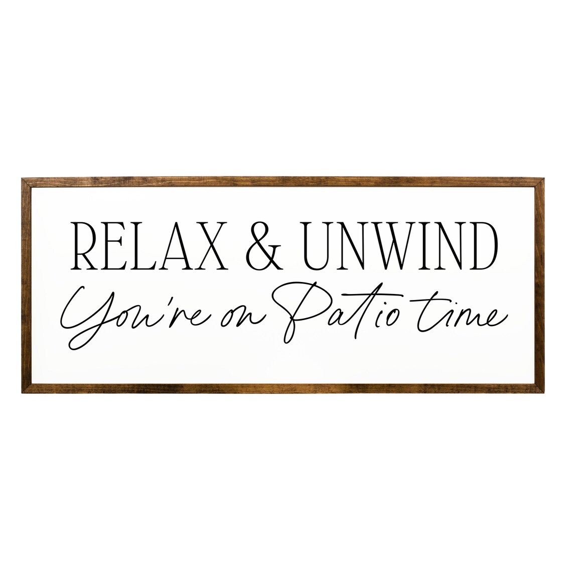 Relax And Unwind, You're On Patio Time Art Print - Image 2