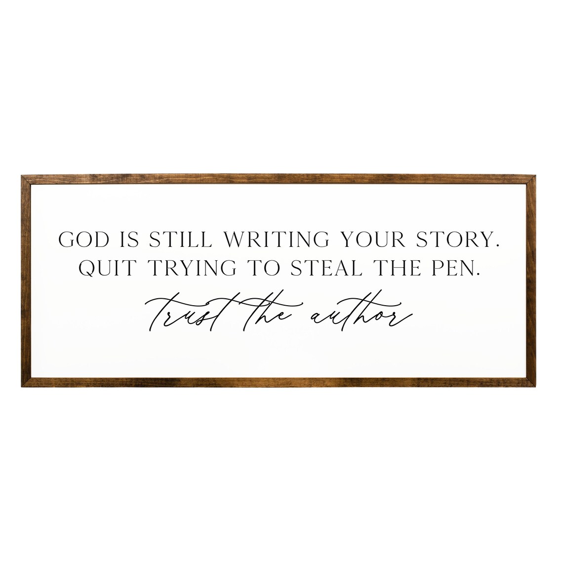 God Is Still Writing Your Story, Farmhouse Art Print - Image 2