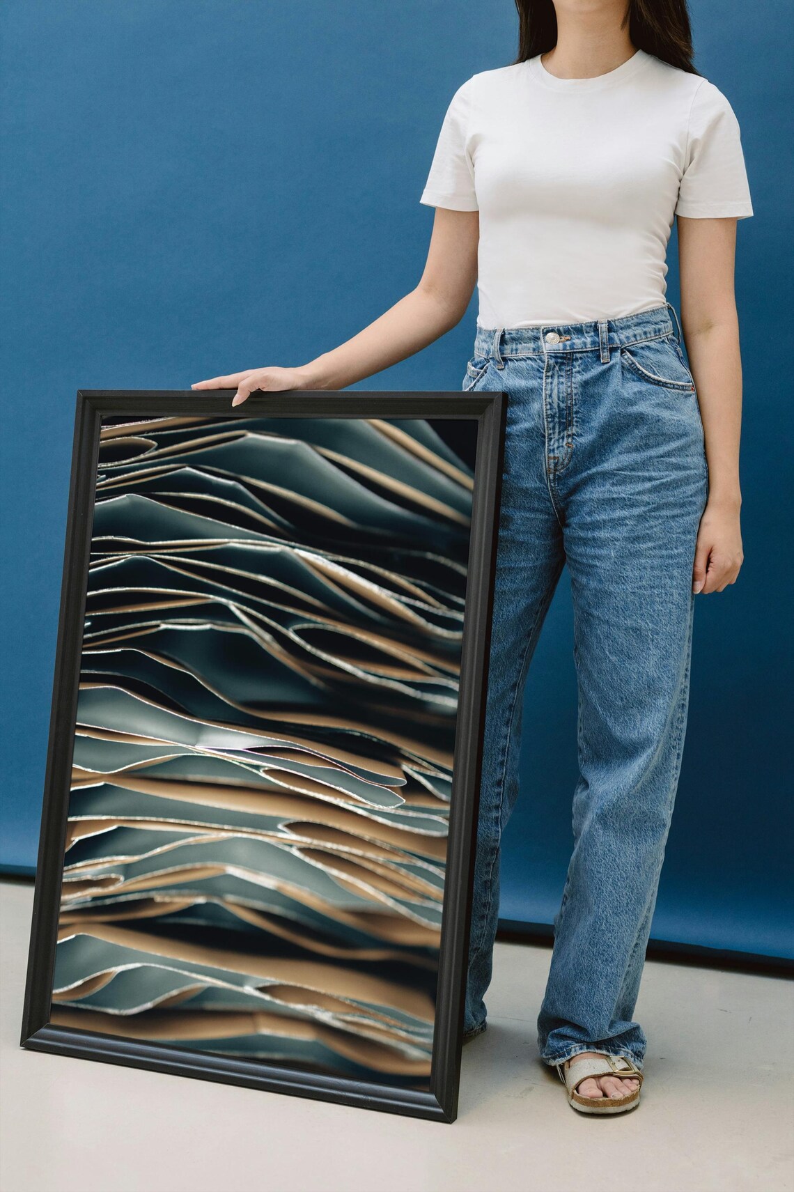 Abstract Layered Papers, Minimalist Decor - Image 5