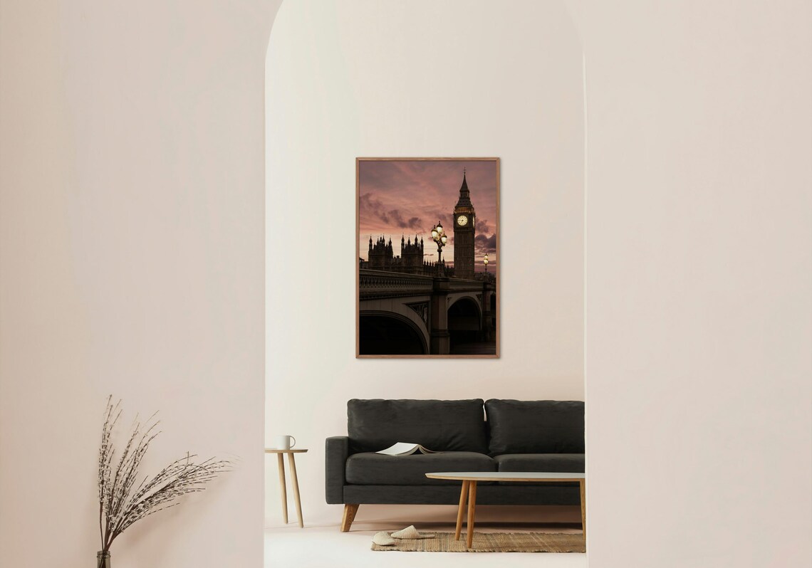 Big Ben At Sunset, Westminster Bridge London - Image 2