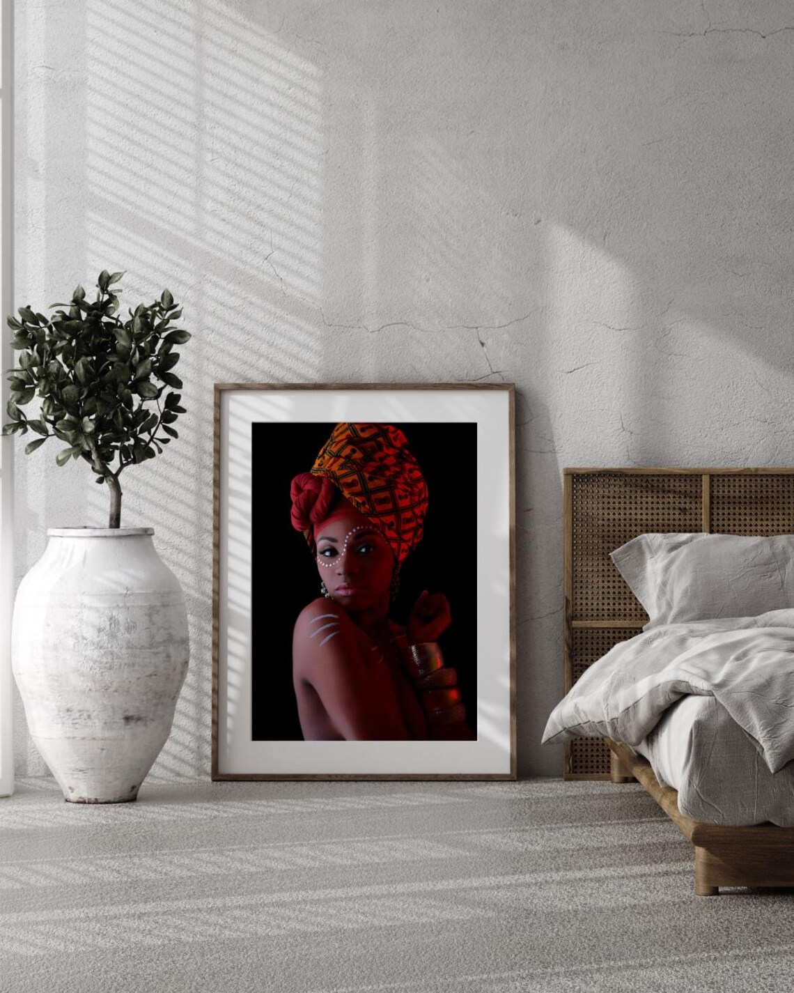 African Inspired Artwork, Afrocentric Wall Art - Image 5