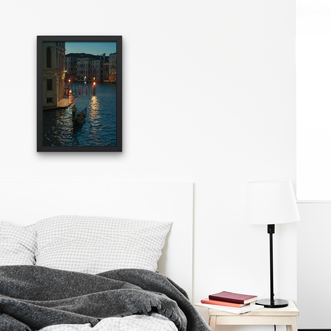 Venetian Gondola Ride at Sunset, Romantic Canal Scene - Image 3