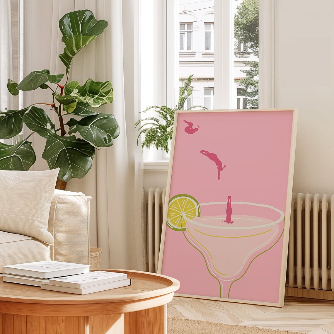 Margarita Print, Retro Happy Hour Bar Cart Art - Image 5