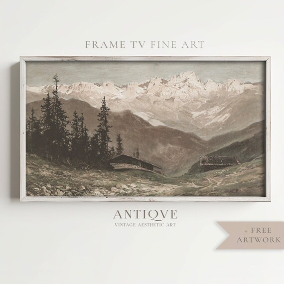 Mountain Landscape Cottage Decor