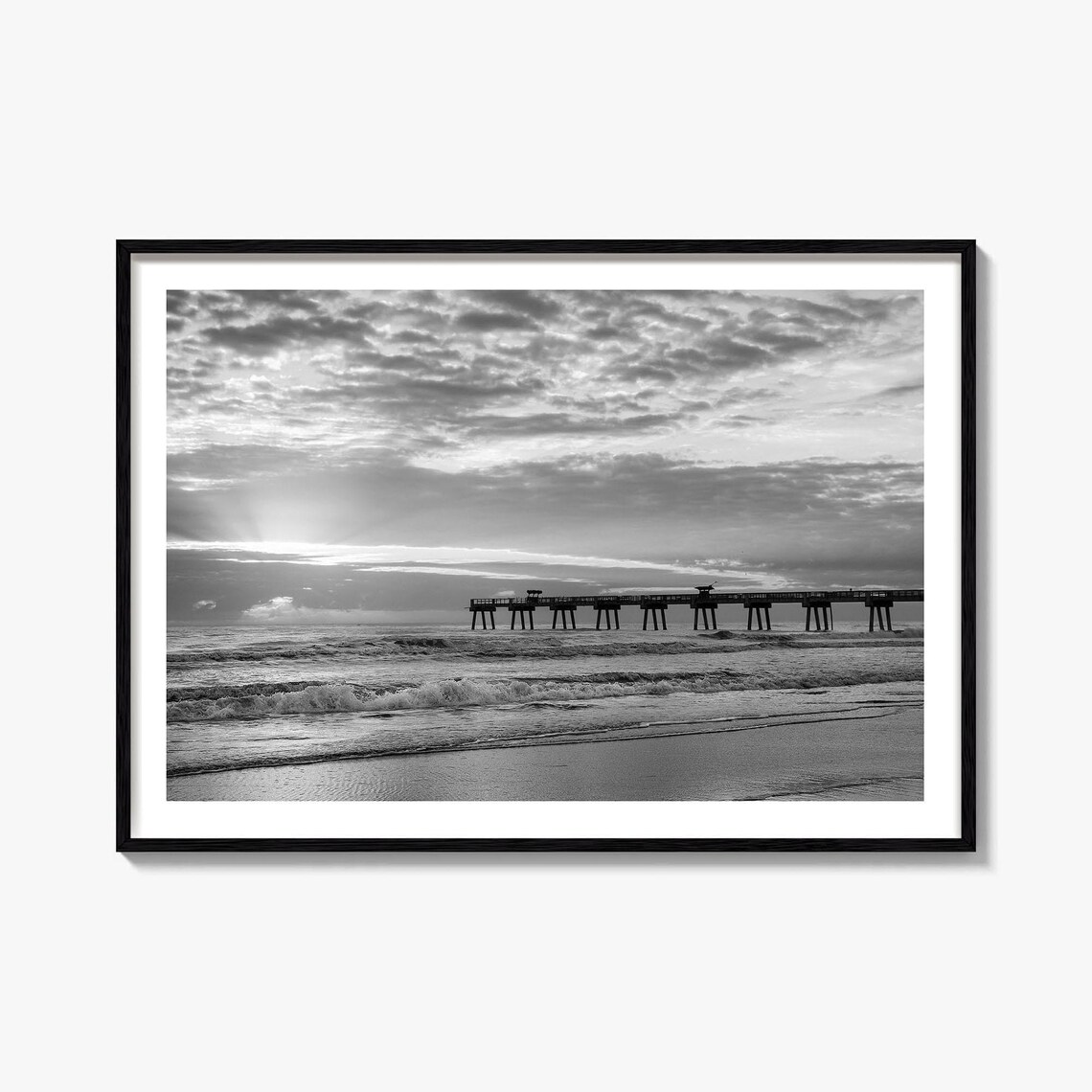 Jacksonville Beach Photography Wall Art Print