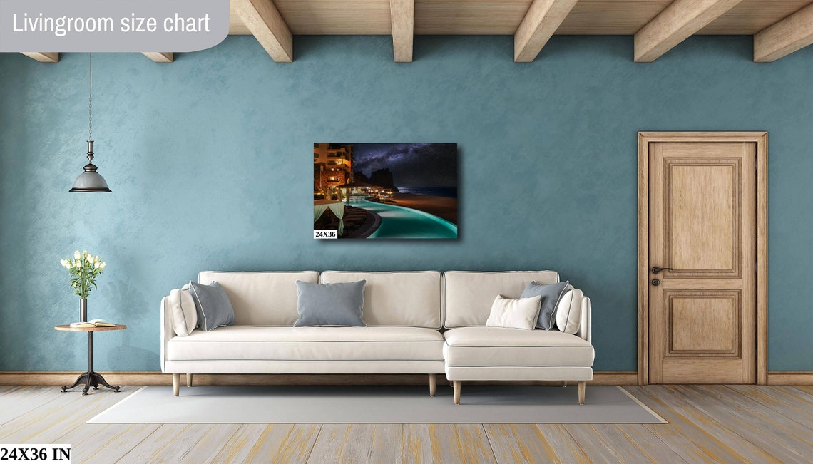 Grand Solmar Resort Cabo Night Pool Milky Way Starry Sky Poster - Image 4