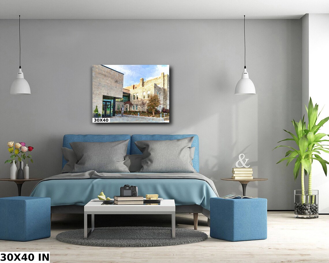 Tulsa Skyline, Church Studio Leon Russell Art Print - Image 5