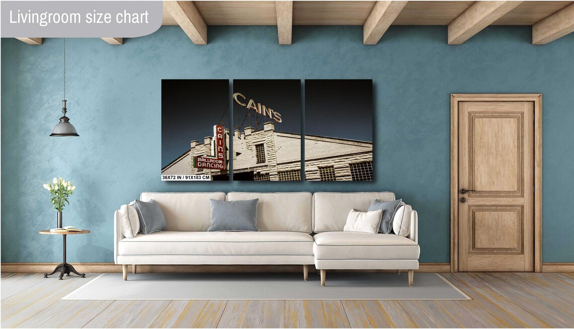 Tulsa Skyline and Cain's Ballroom Travel Poster - Image 2