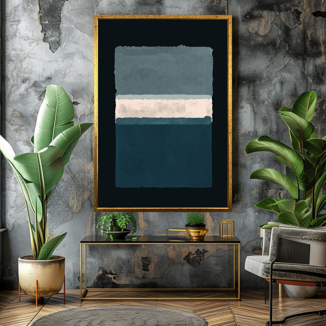 Mark Rothko Style Soft Grey And White Abstract Color Field Art Poster - Image 4