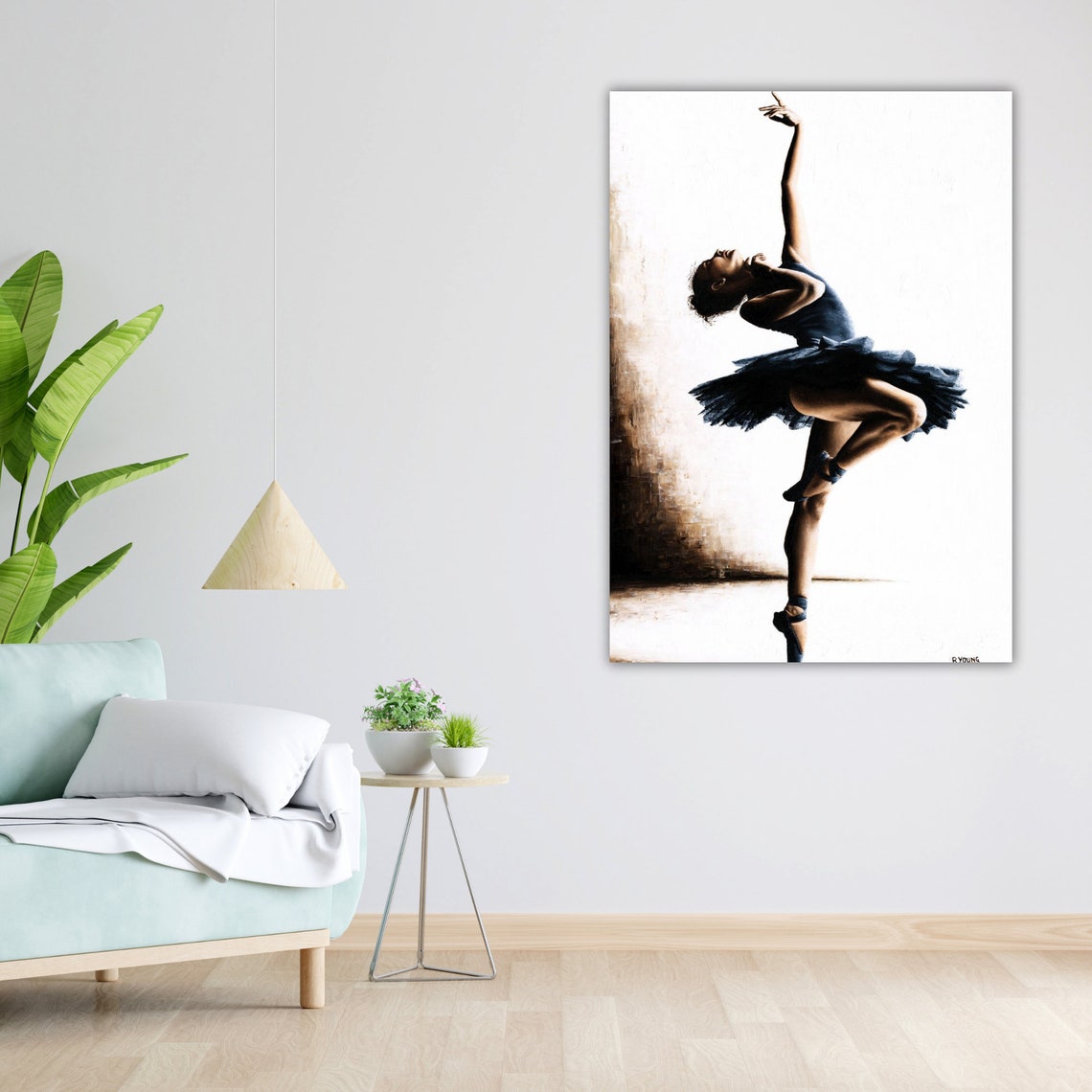 Ballerina Art Ballet Dancer Painting Wall Decor Dance Lover Gift - Image 4