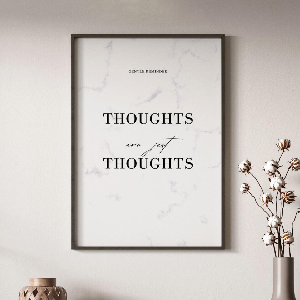 Gentle Reminder, Motivational Typography Quote