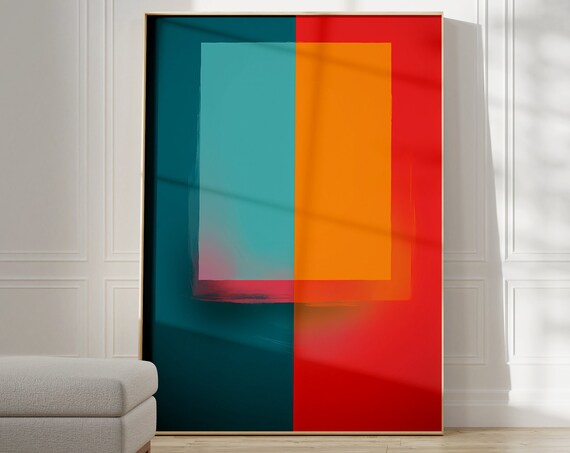 Mark Rothko Exhibition Art Print