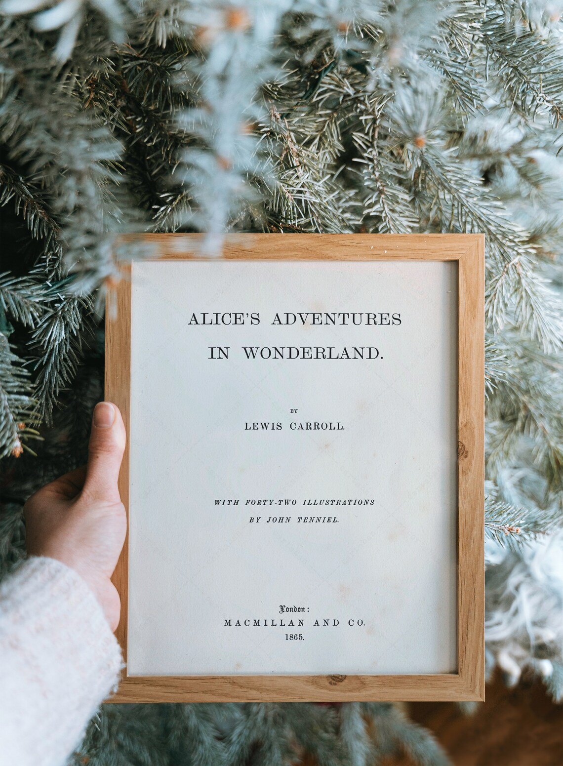 Lewis Carroll Alices Adventures In Wonderland 1865 Title Page Art Print - Image 4