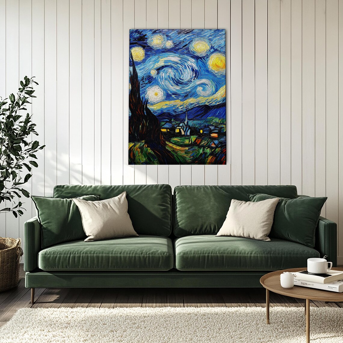Starry Night Van Gogh Reproduction Classic Art Masterpiece Poster - Image 4
