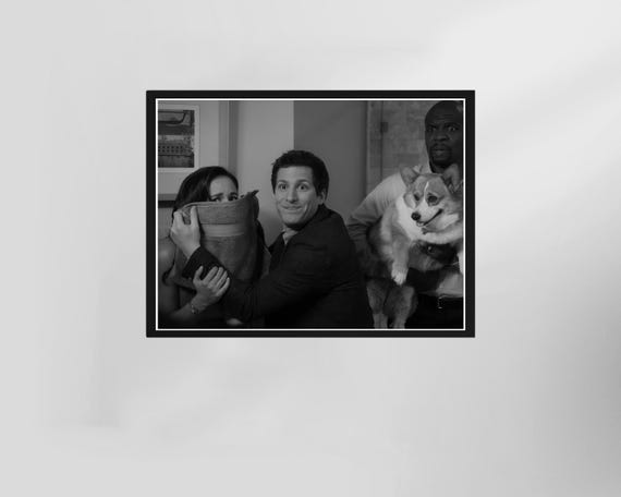 Brooklyn Ninenine Poster 99 Funny Wall Art Black And White Toilet Print Restroom Decor