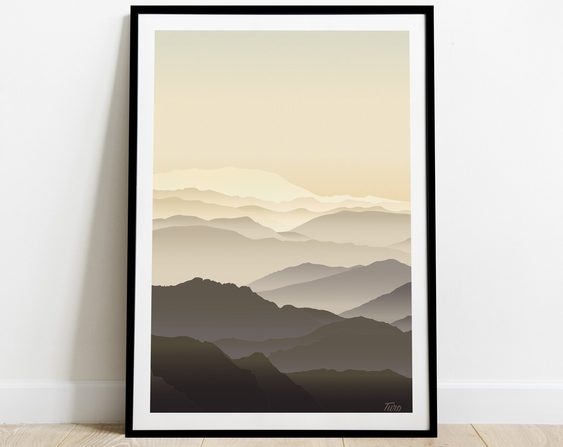 Massif Central Vintage Travel Poster, France - Image 3
