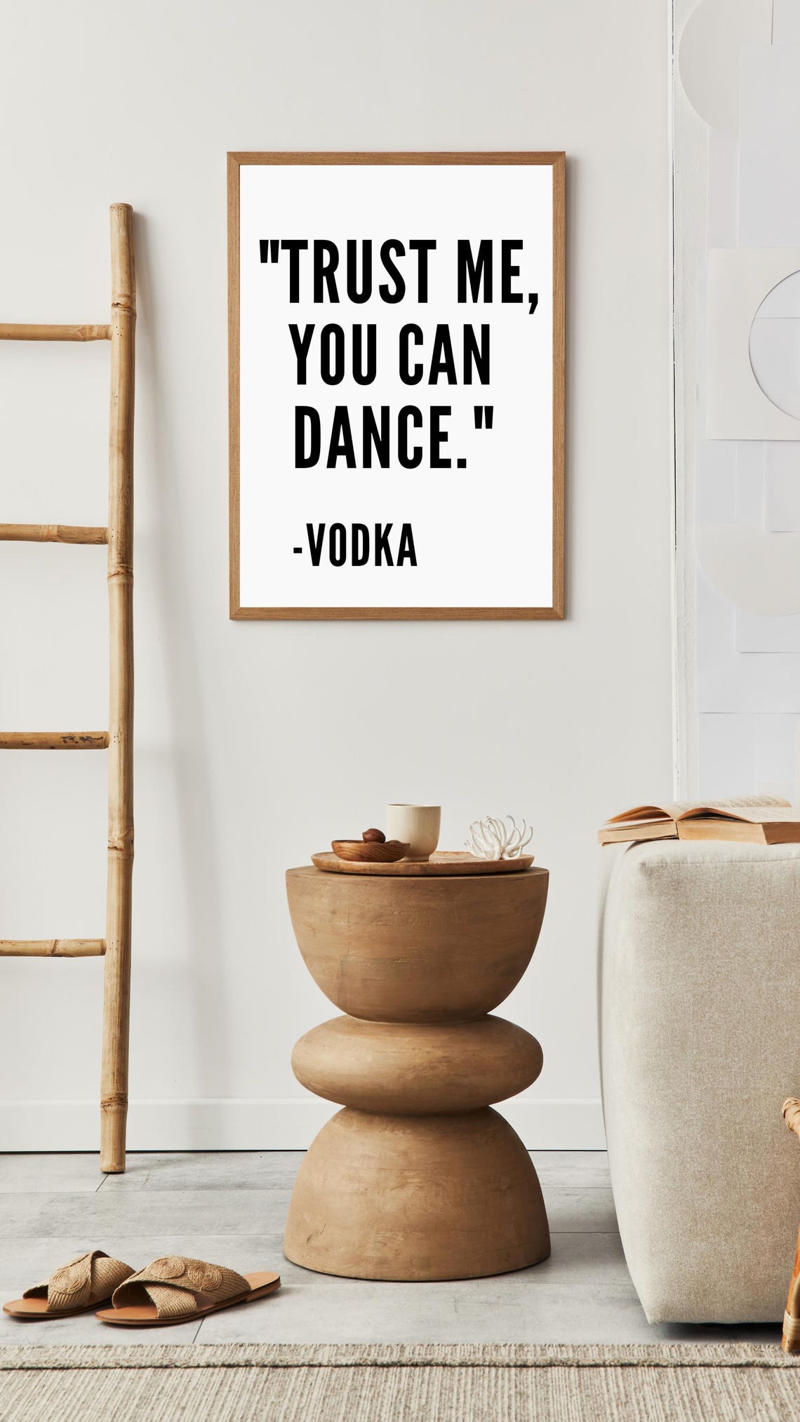 Trust Me You Can Dance Vodka Funny Home Quote Party Wall Poster - Image 5