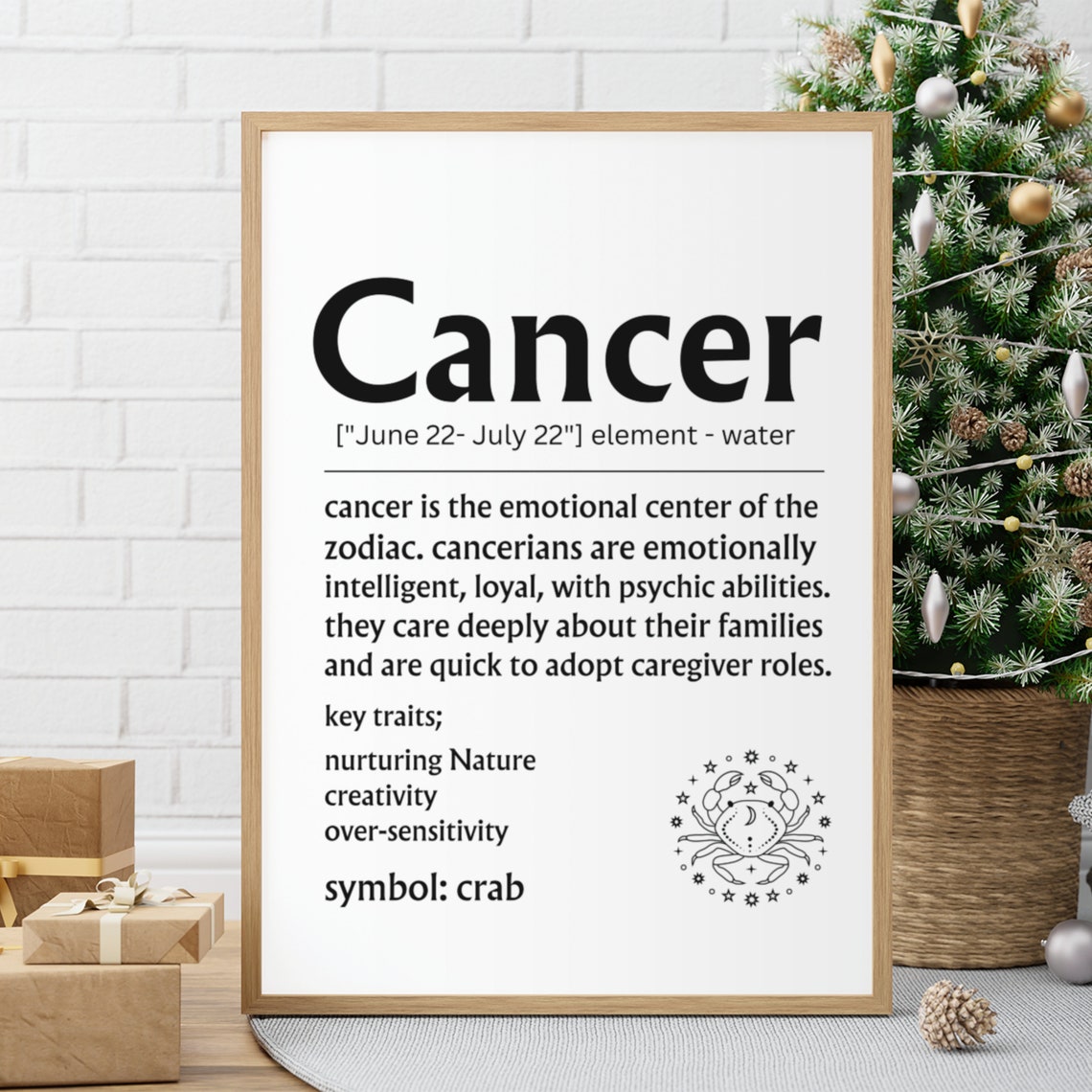 Cancer Definition Print Cancer Gifts Cancer Print Cancer Decor Zodiac Gifts Cancer Birthday Gift - Image 7