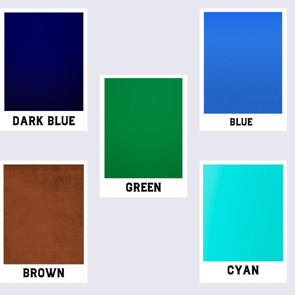 Color Cards Montessori Flashcards Art Print - Image 2