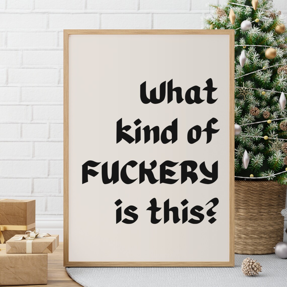 What Kind of Fuckery Funny Quote Office Humor Coworker Wall Poster - Image 9