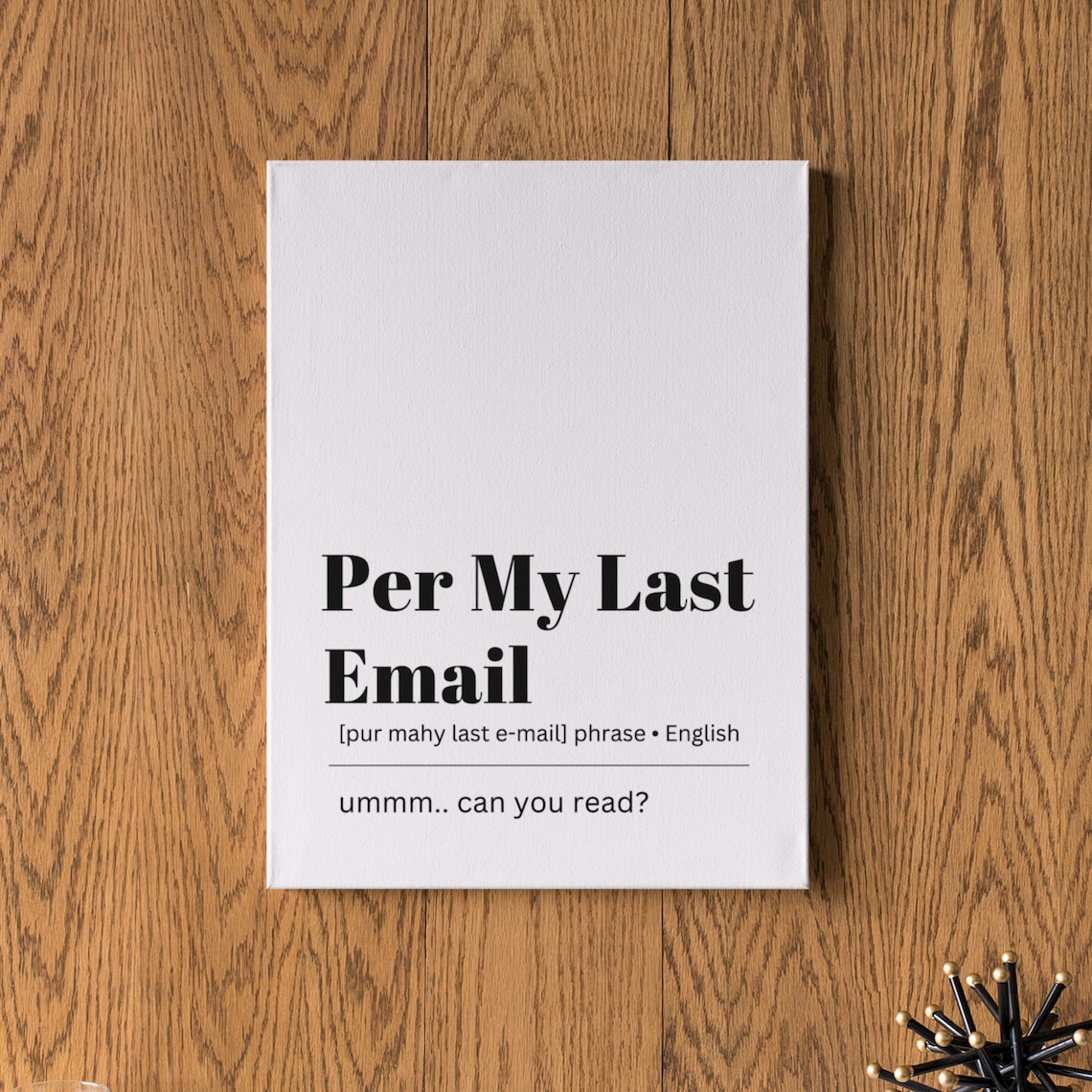 Per My Last Email Definition Meaning Print Funny Email Definition Prints Home Decor Wall Art Instant - Image 5