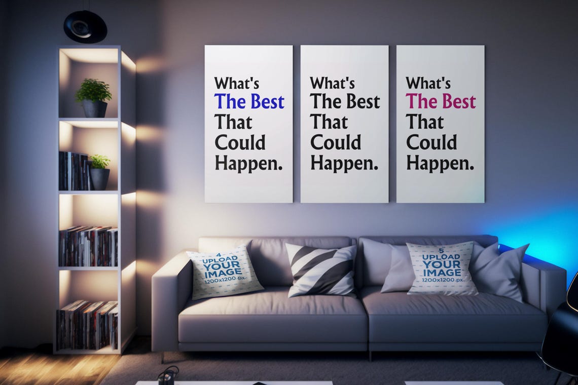 What Is The Best That Could Happen Positive Mindset Quote Poster - Image 2