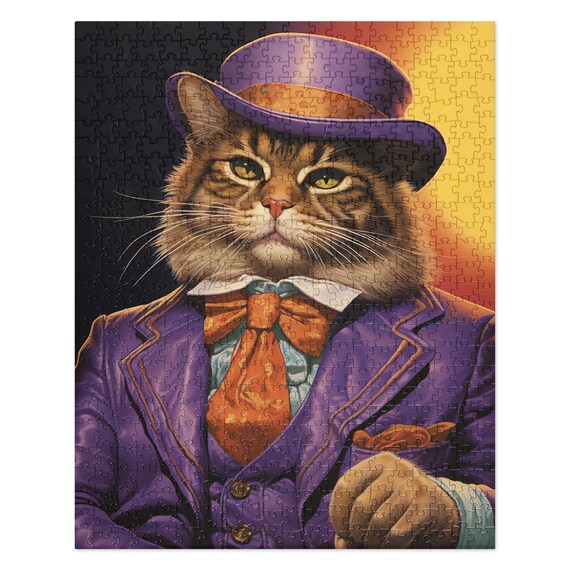 Feline Swagger, Unique Cat Illustration