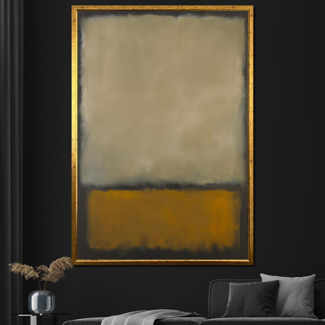 Mark Rothko Soft Beige Yellow Gold Neutral Color Field Art Print