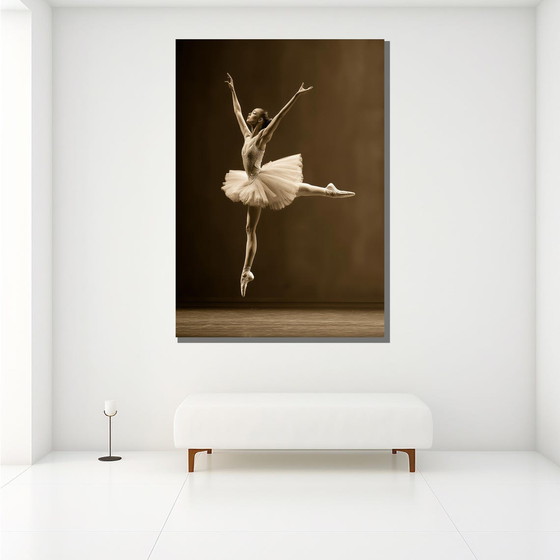 Fiery Passion Dance Painting Devil And Lady Wall Art Gothic Romantic Decor Unique Gift For Art Lovers - Image 2
